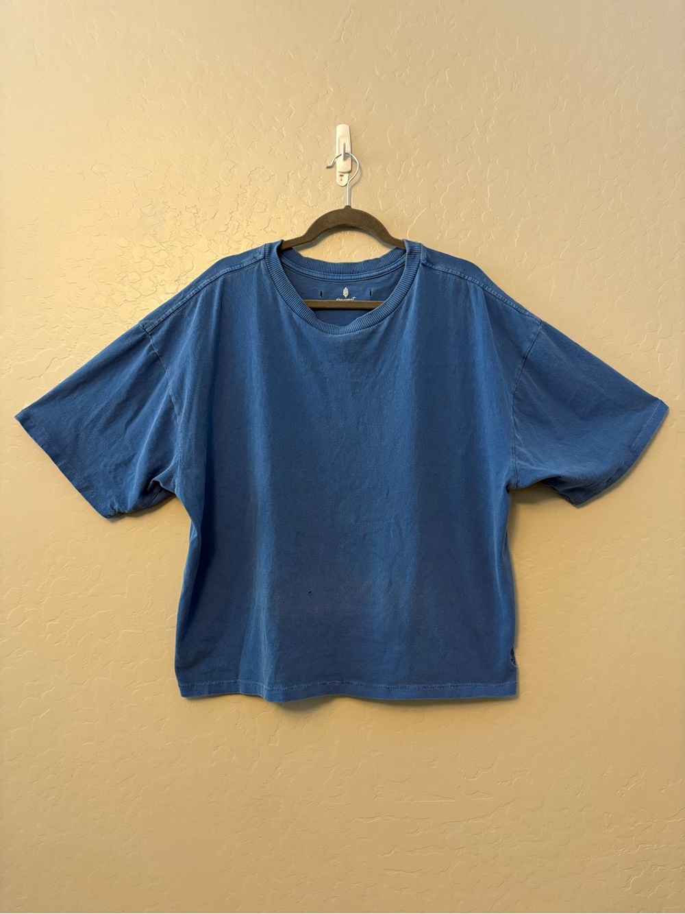 FP free people movement cobalt blue tackle tee size medium